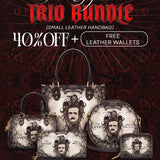 "The Raven" The Signature Trio Bundle (Small Leather Handbag)