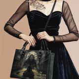 "The Shadow Over Innsmouth" - Black Interior - Leather Handbag Matching Set - CLEAROUT
