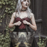 "The Shadow Over Innsmouth" Leather Tote Bag - CLEAROUT