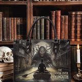"The Shadow Over Innsmouth" - Black Interior - Leather Handbag Matching Set - CLEAROUT