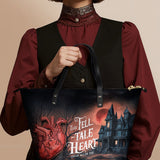 The Tell Tale Heart Leather Tote Bag