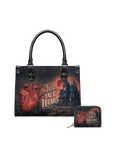 "The Tell-Tale Heart" Small Leather Handbag - EVERMORE DEAL