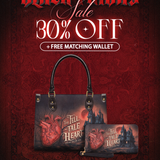 "The Tell-Tale Heart" Small Leather Handbag Deal