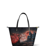The Tell Tale Heart Leather Tote Bag