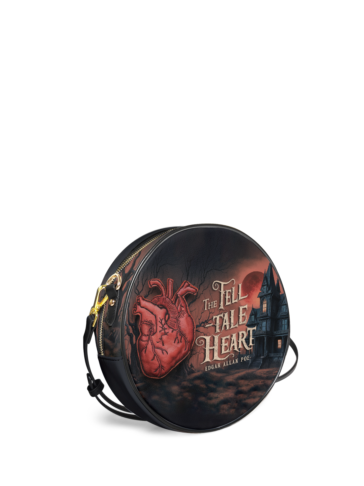 "The Tell-Tale Heart" Circle Crossbody Bag - EVERMORE DEAL