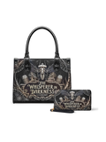 "The Whisperer In Darkness" Small Leather Handbag - NEVERMORE DEAL