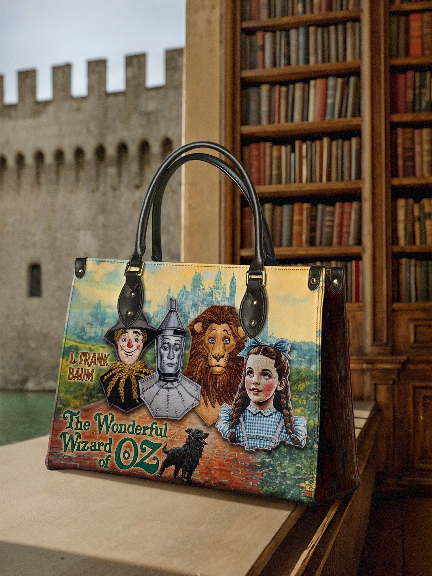 "Emerald City Dream" - Brown Interior - Leather Handbag