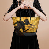 "The Yellow Wallpaper" Leather Tote Bag