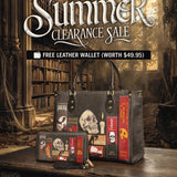 "The Codex of Gothic Tales" Deadlight Black Leather Handbag Deal