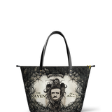 "The Raven" Leather Tote Bag
