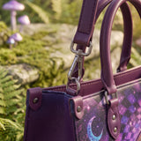 “We're All Mad Here” Applique Leather Handbag Pre-order