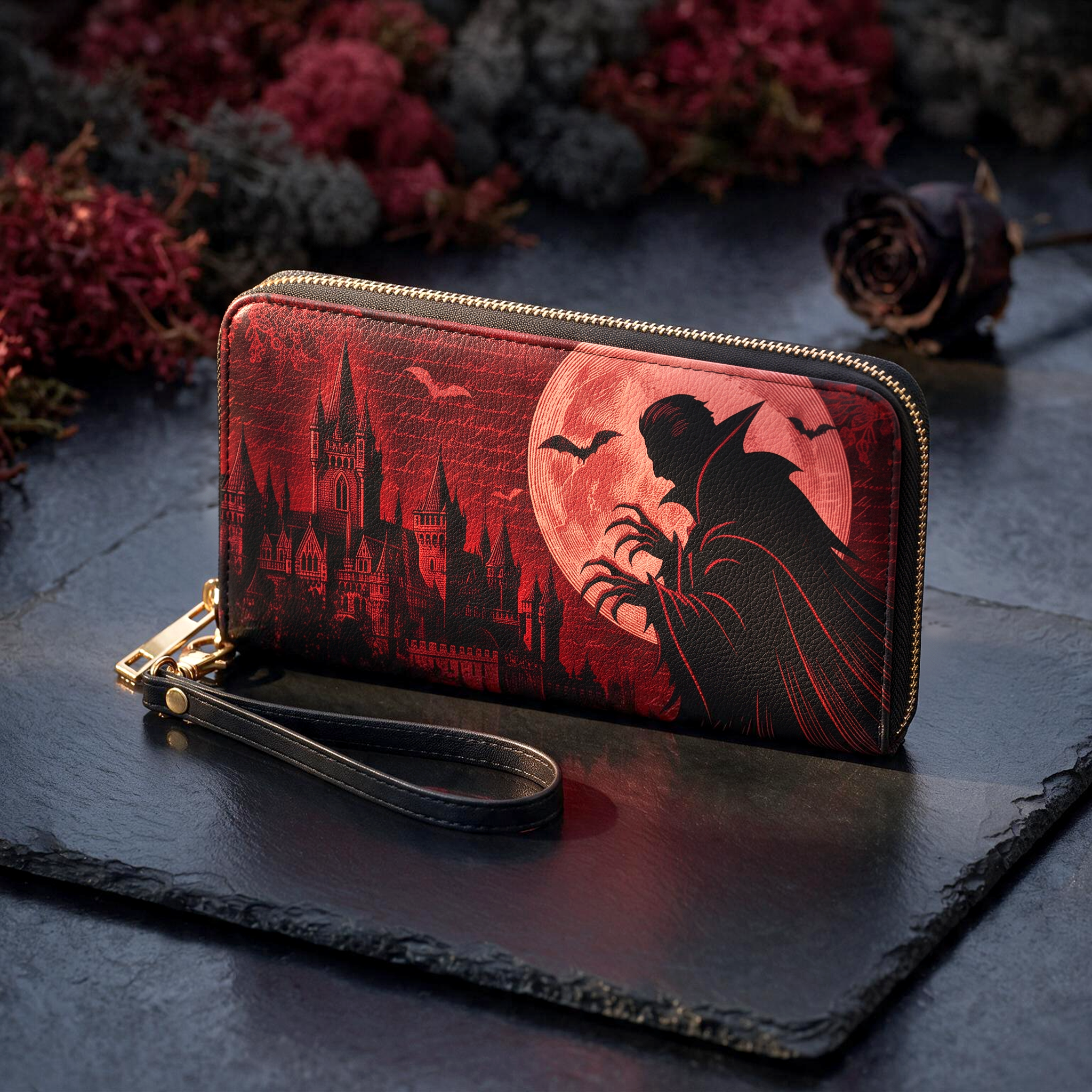 &ldquo;Carfax Abbey&rdquo; Wallet &mdash; Dracula by Bram Stoker, full view