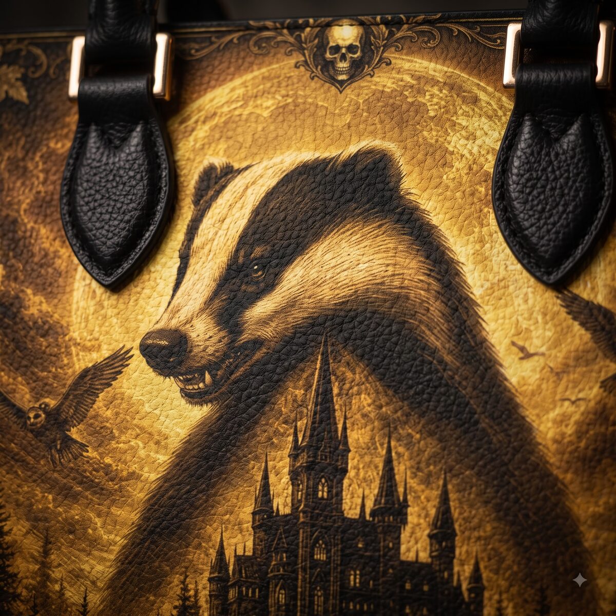 The Loyal Badger Vesper handbag — close-up