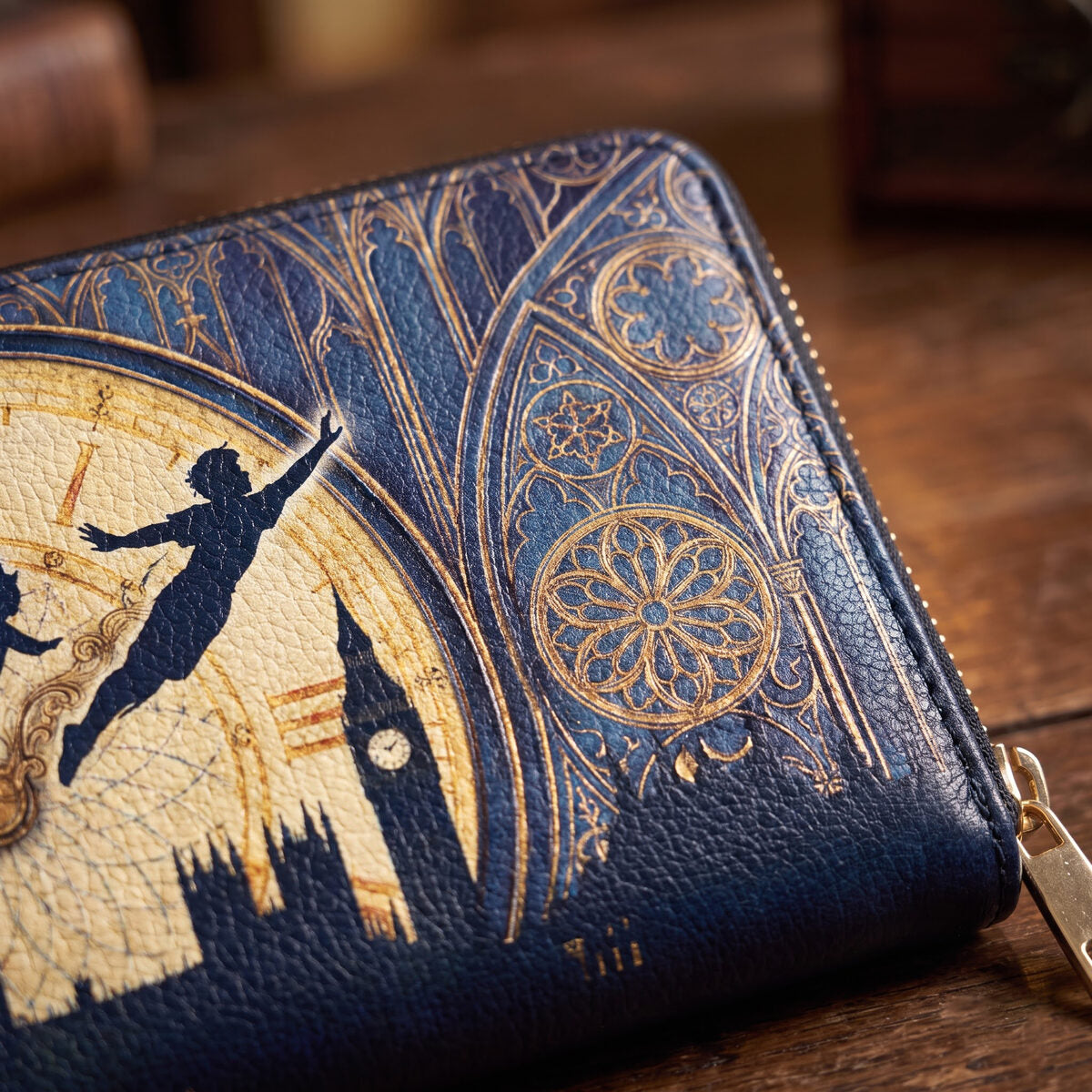 Peter Pan wallet — close-up