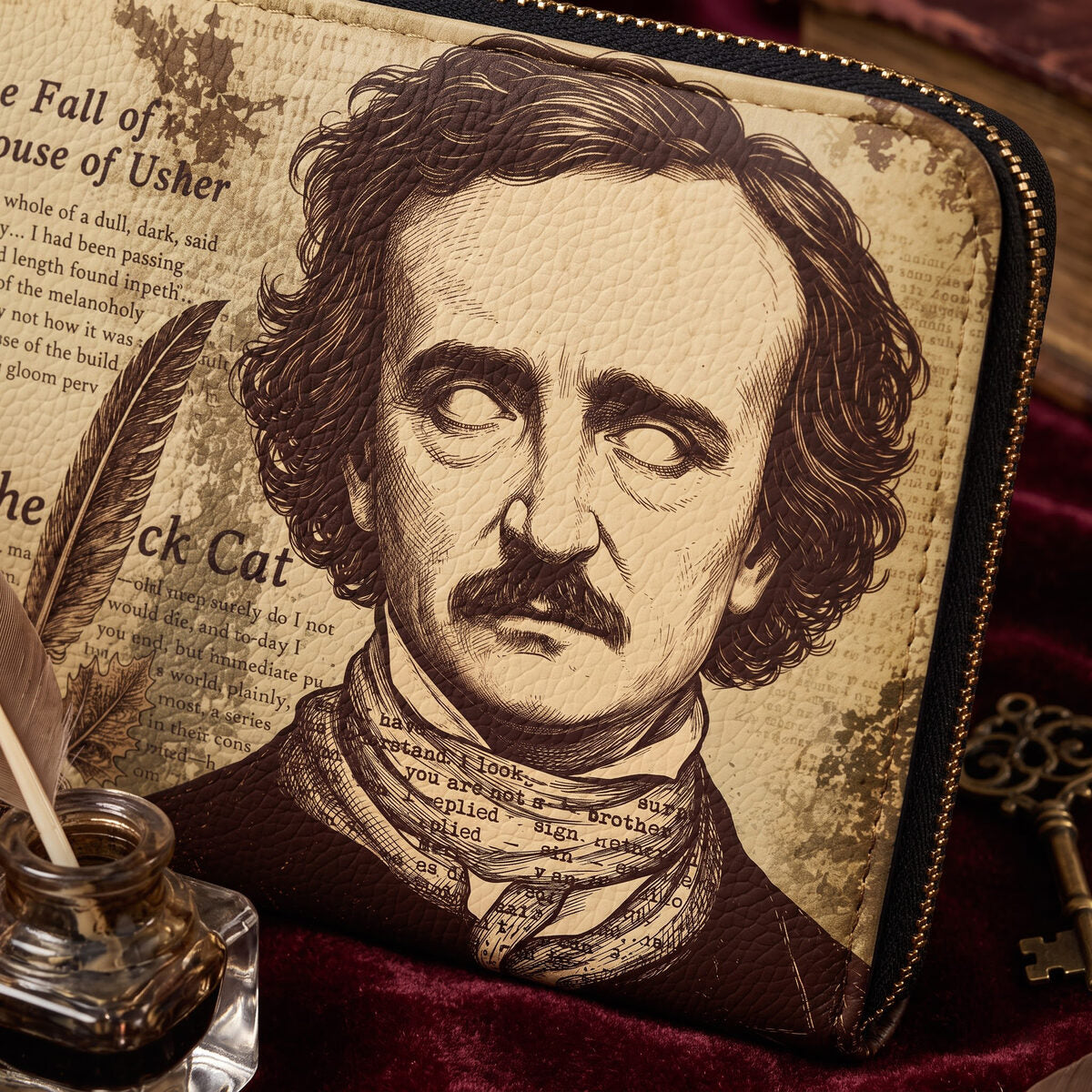 Poe wallet — close-up