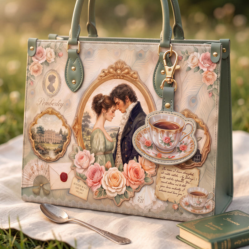 Austen Charm #1 on the Austen's Quill handbag