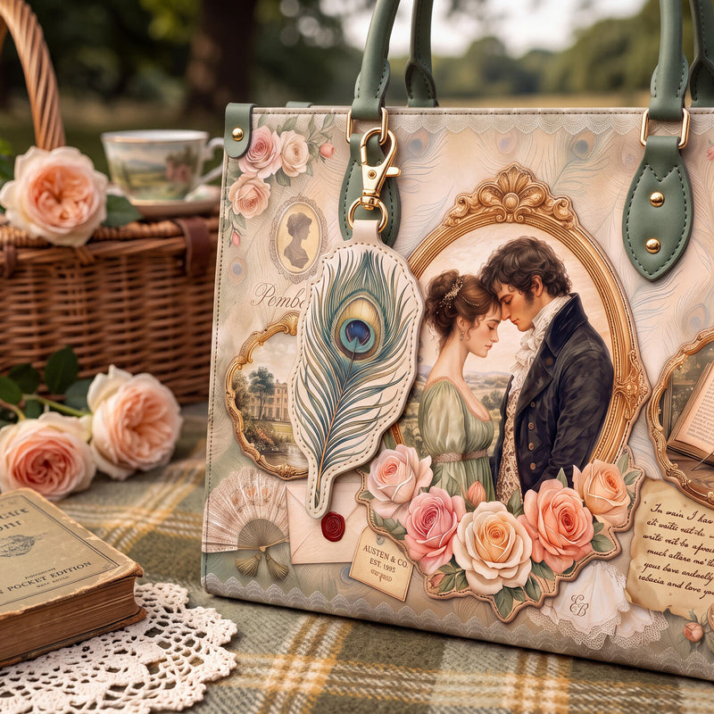 Austen Charm #2 on the Austen's Quill handbag