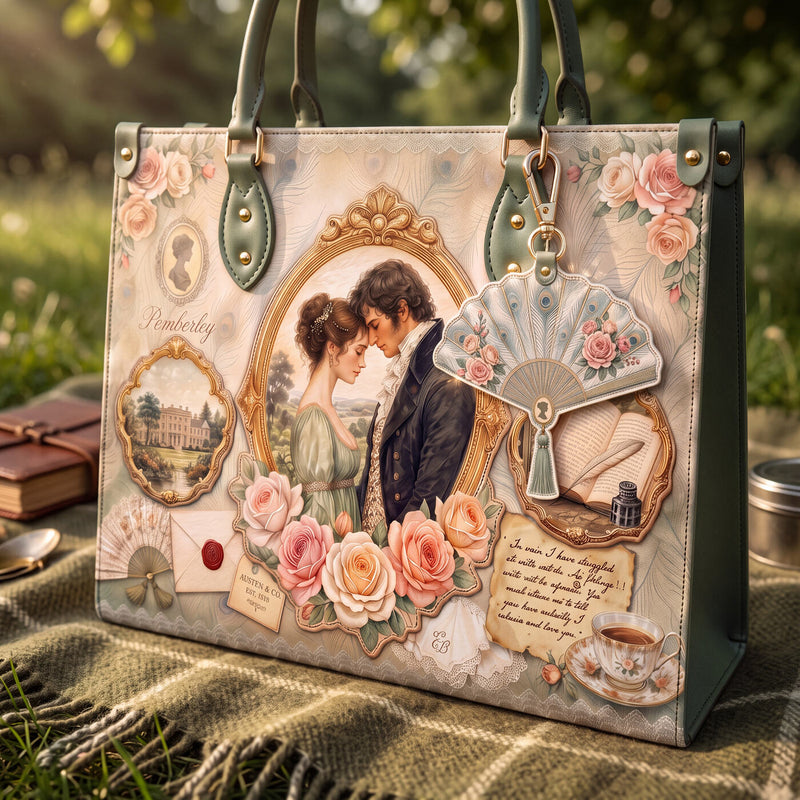 Austen Charm #3 on the Austen's Quill handbag