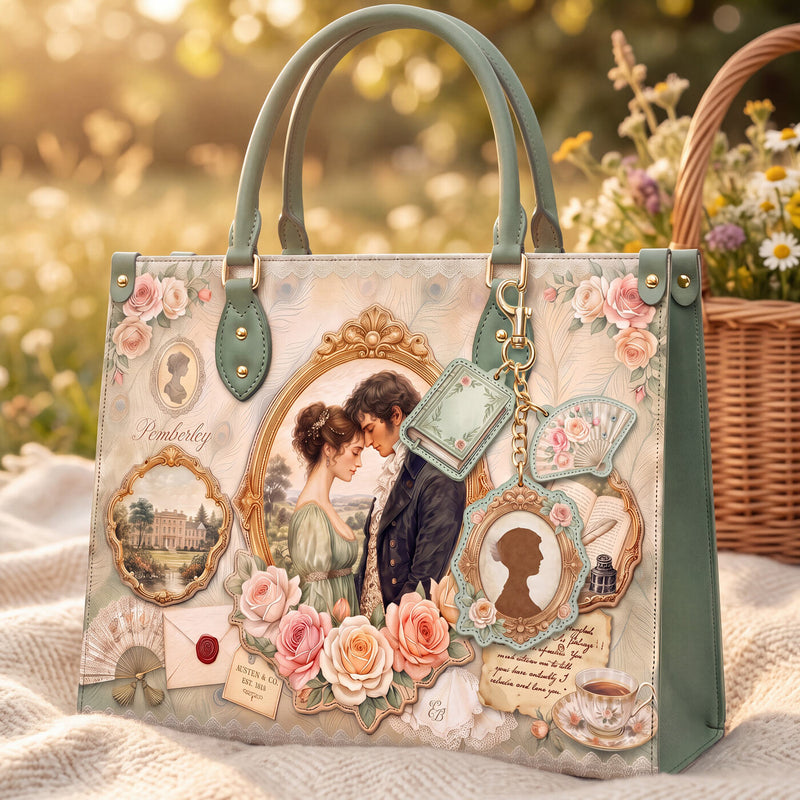 Austen Charm #6 on the Austen's Quill handbag