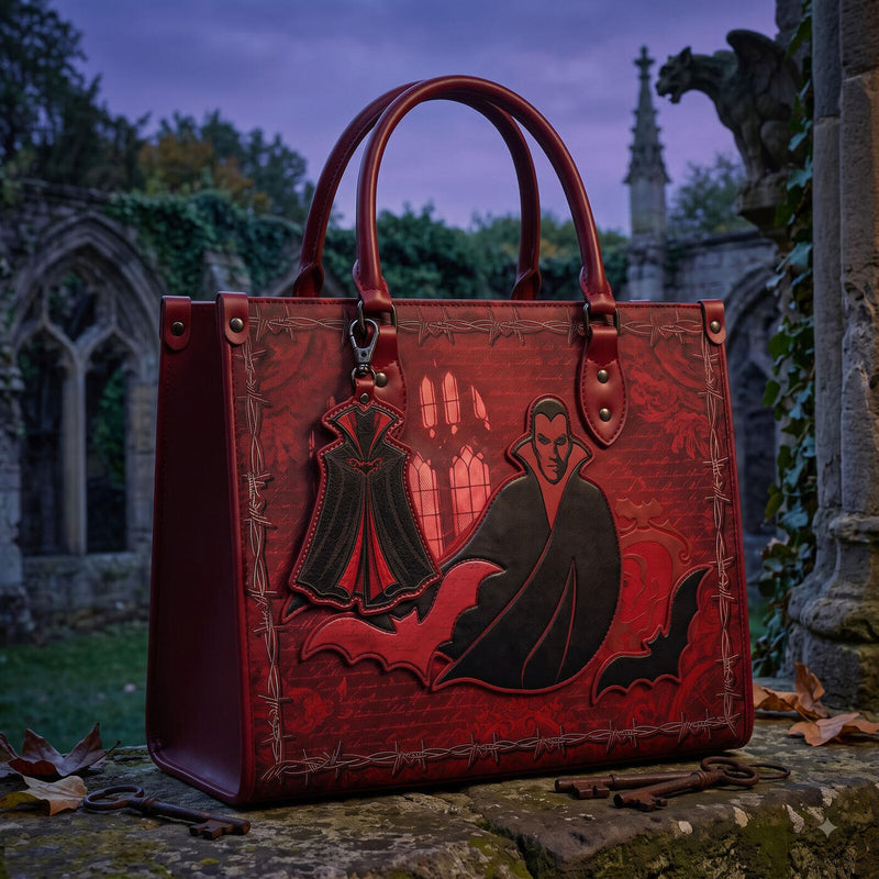 Dracula charm #3 on the Carfax Abbey handbag