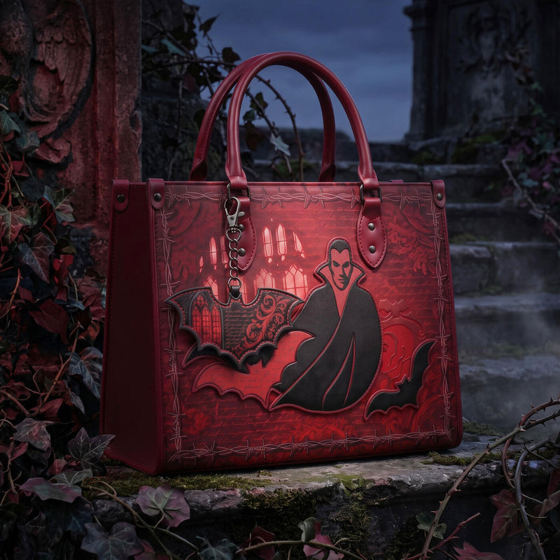 Dracula charm #5 on the Carfax Abbey handbag