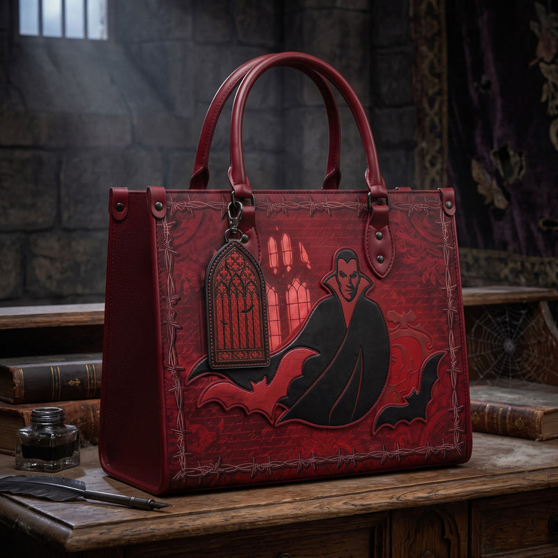 Dracula charm #6 on the Carfax Abbey handbag