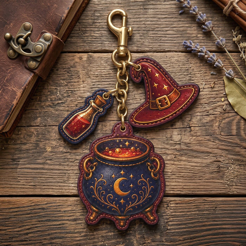 Owl Post Charm #5 — close-up detail