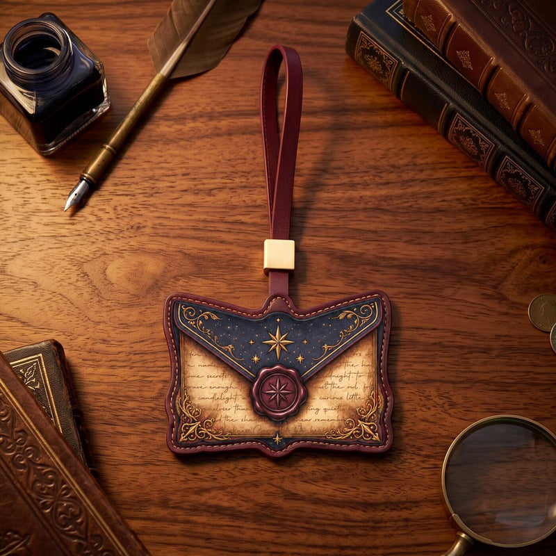 Owl Post Charm #7 — close-up detail