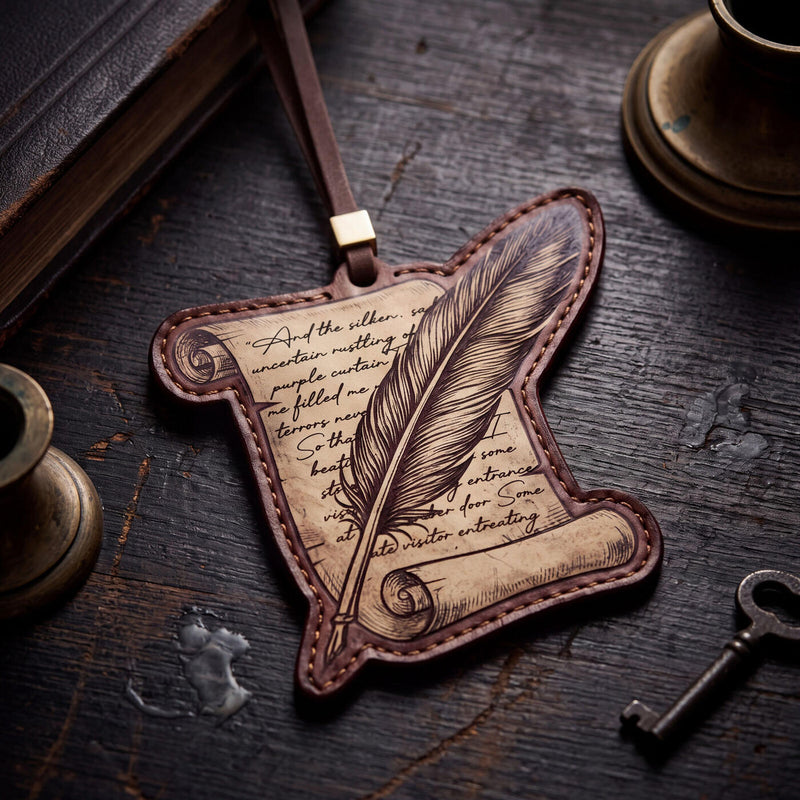 Poe charm #3 — close-up detail