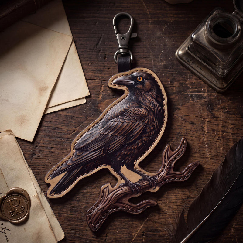 Poe charm #4 — close-up detail